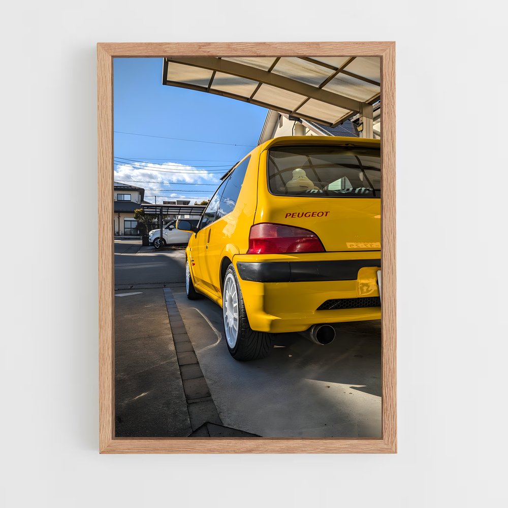 Poster GTI en Ville – affiche Peugeot (vue 4)